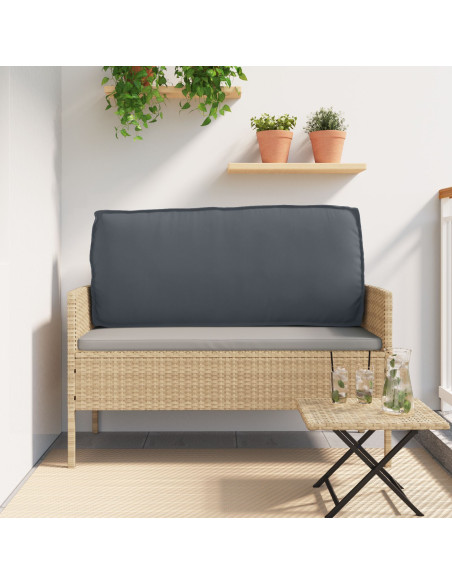 Cuscino Esterno  Antracite Poliestere 120 x 12 x 40 cm