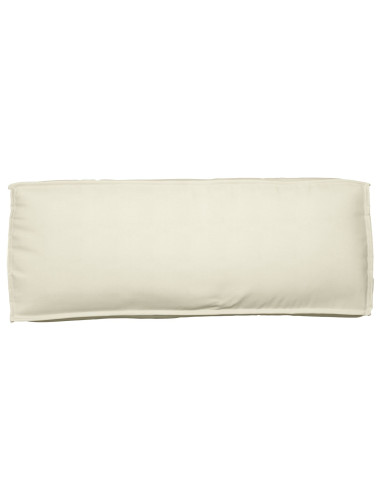 Cuscino Crema 120 x 40 x 12 cm Tessuto Oxford