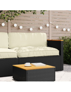 Cuscino Crema 120 x 80 x 12 cm Tessuto Oxford