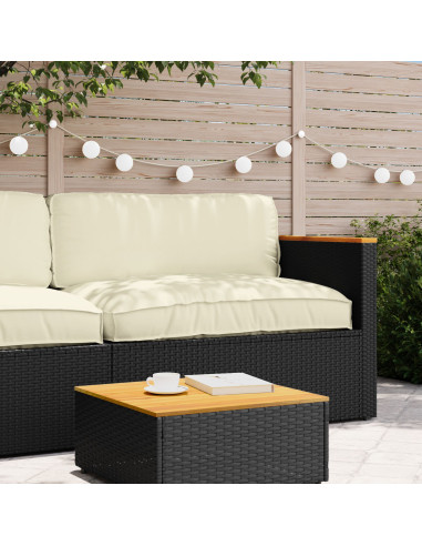 Cuscino Crema 120 x 80 x 12 cm Tessuto Oxford