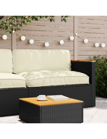 Cuscino Crema 120 x 80 x 12 cm Tessuto Oxford