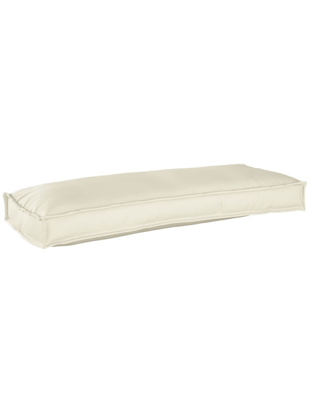 Cuscino da Esterno  Panna Cotone 100 cm x 40 cm x 8 cm