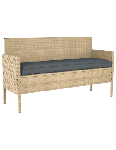 Set di Cuscini per Pallet 2 pcs Antracite 150 x 40 x 8 cm