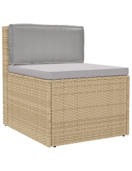 Cuscino per pallet  per schienale grigio 80x40x12 cm in tessuto Oxford