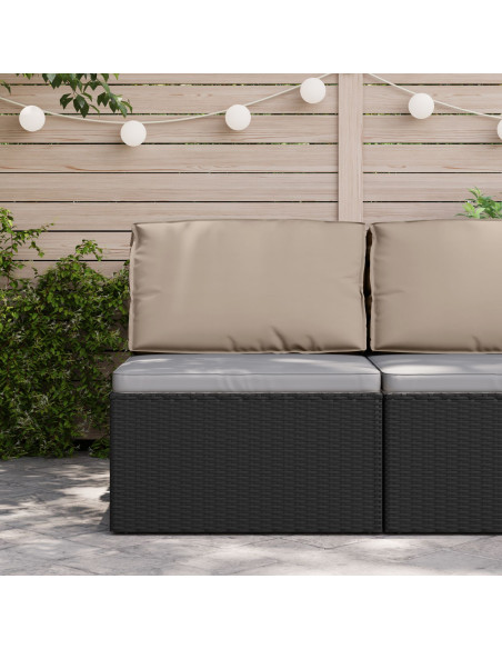 Cuscino per Pallet  per Schienale Tortora 80x40x12 cm Tessuto Oxford