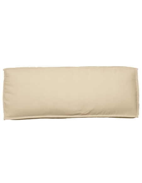 Cuscino per pallet per supporto beige 120x40x12 cm tessuto Oxford