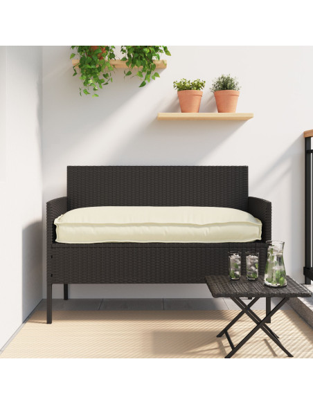 Cuscino per pallet  per seduta/schienale Panna 120x50x12 cm Tessuto oxford