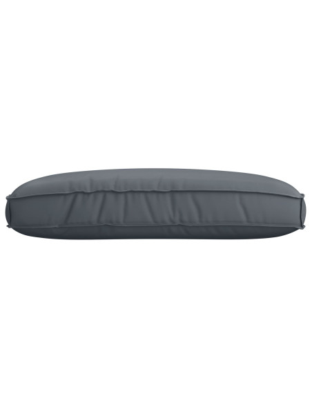 Cuscino per pallet  Antracite 120x80x12 cm Tessuto Oxford