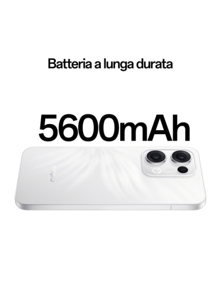 OPPO Reno13 5G AI Smartphone, Tripla fotocamera 50+8+2MP, Selfie 50MP, Display 6.59” 120HZ AMOLED FHD+, 5600mAh, RAM 12GB(Esp4