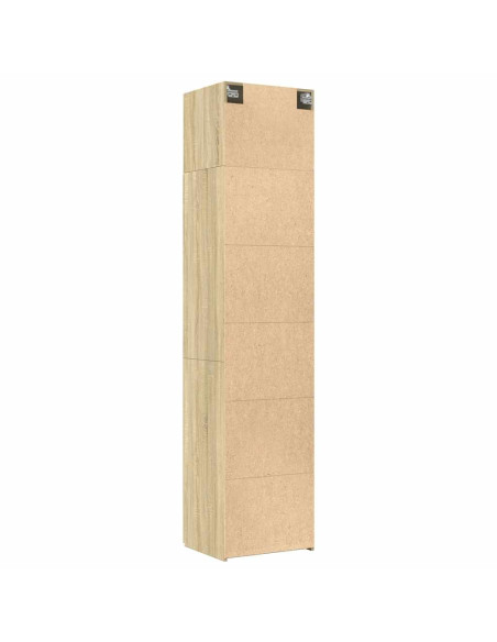 Mobile Sottile Rovere Sonoma 50x42,5x225 cm in Truciolato