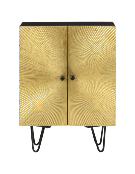 Credenza 55x30x75 cm in Legno Massello di Mango