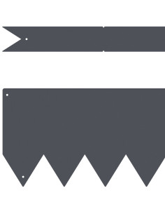 Bordura per Prato 20 pcs Antracite 100 x 0.05 x 20 cm 2