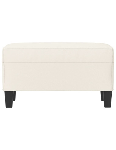 Panca Crema 70x35x41 cm in Similpelle