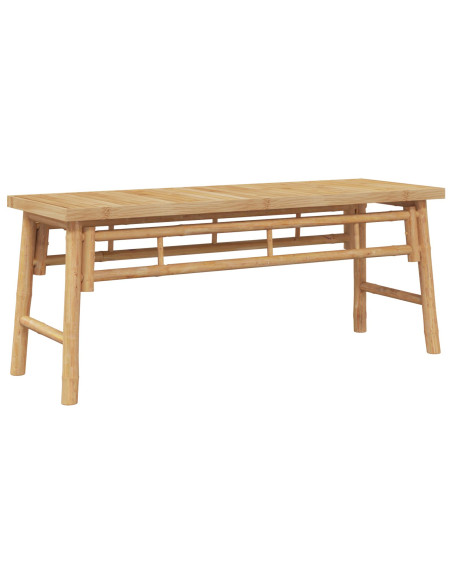 panchina da giardino  110x38x45 cm in bambù