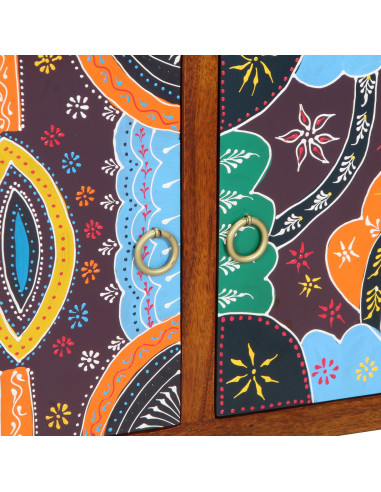 Panca per scarpe con porta Marrone miele 100 x 35 x 45 cm