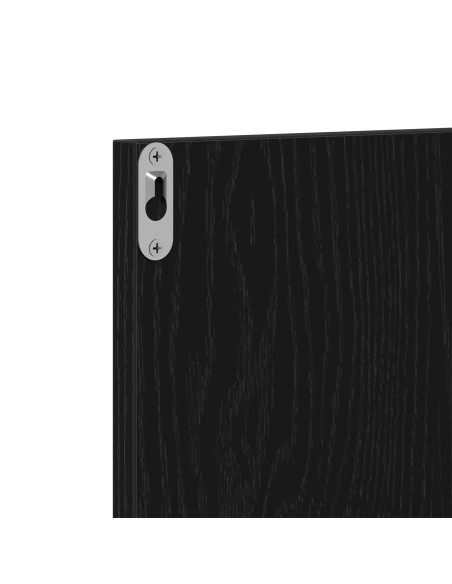 Set di Mobili per Corridoio  in Legno Ingegnierizzato Nero