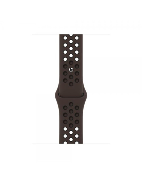 Apple MJ6M3ZM/A accessorio indossabile intelligente Band Nero, Marrone Fluoroelastomero