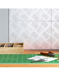 Gradini per Scale 4 pcs Argento 30 x 20 cm Alluminio