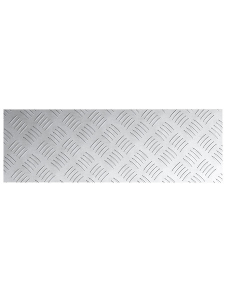 Piastre in Alluminio 4 pezzi Antiscivolo 60x20 cm