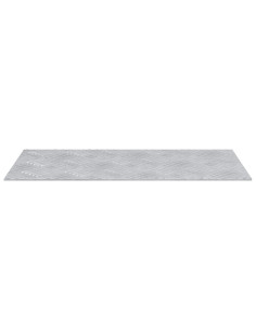 Gradini per Scale 2 pcs Argento 50 x 25 cm Alluminio