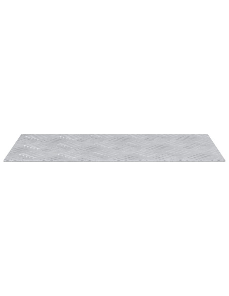 Gradini per Scale 2 pcs Argento 50 x 25 cm Alluminio