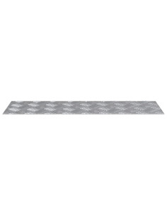 Gradini per Scale 2 pcs Argento 75 x 25 cm Alluminio