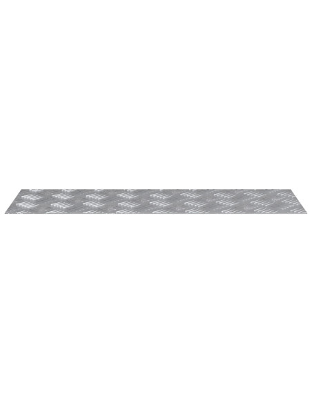 Piastra a Scacchi in Alluminio 2 pz Antiscivolo 75x25 cm