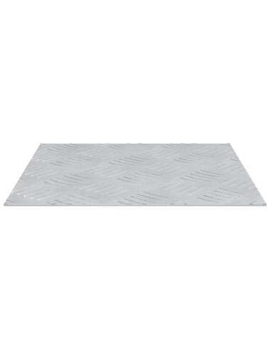 Gradini per Scale Quadrato 2 pcs Argento 30 x 30 cm Alluminio