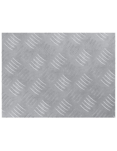 Gradini per Scale 4 pcs Argento 40 x 30 cm Alluminio