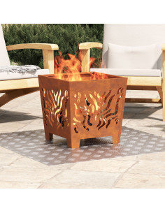 Gradini per Scale Quadrato 4 pcs Argento 50 x 50 cm Alluminio