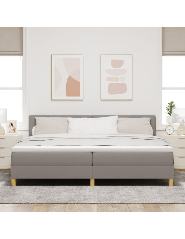 Letto a molle con materasso Talpa 200 x 200 cm Tessuto