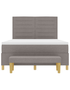 Letto a molle con materasso Talpa 140 x 200 cm Tessuto