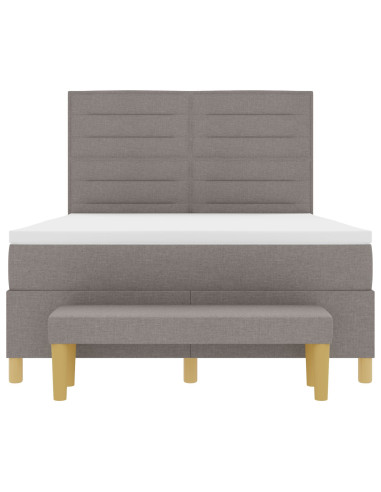 Letto a molle con materasso Talpa 140 x 200 cm Tessuto