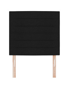 Testiera con testiera Nero 100 cm Pelle Sintetica