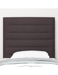 Testiera con testiera Marrone Scuro 100 cm Pelle Sintetica