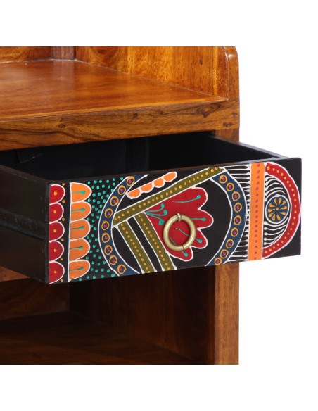 Panca per scarpe con cassetto Marrone miele 100 x 35 x 45 cm