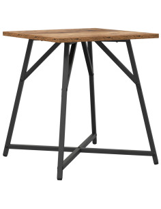 Set tavolini 2 pcs Legno Antico e Nero 2