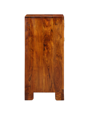 Tavolino Floreale con cassetto Marrone 40 x 35 x 75 cm