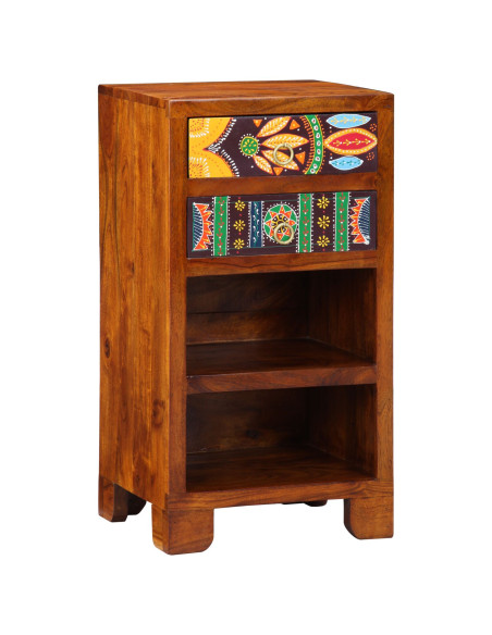 Tavolini Marrone Legno massello di mango Piccolo