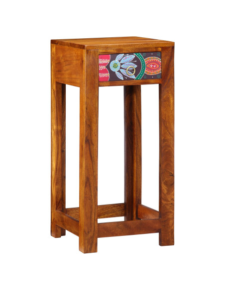 Supporto per Telefono 35x35x75 cm Legno Massello di Acacia
