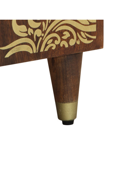 Armadio da bagno  Miele Legno massello di acacia 38 x 33 x 58 cm