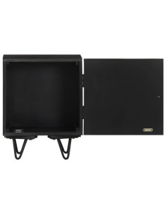 Comodino con Frontale in Ottone 40x30x50cm in Massello di Mango 2