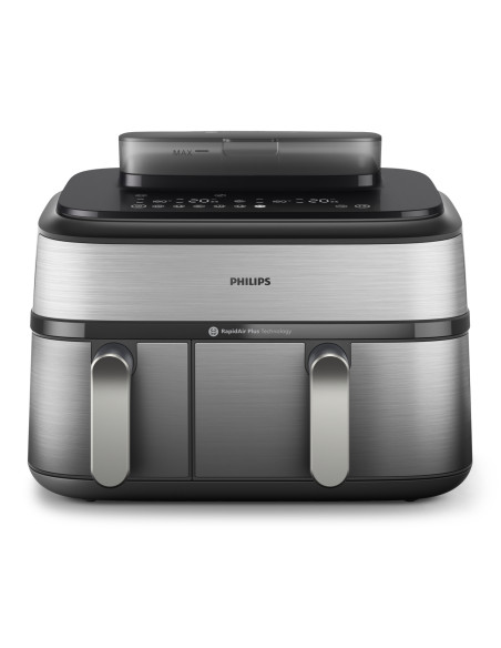 Philips 5000 series Airfryer doppio cestello con cottura a vapore, friggitrice ad aria da 9.0L, 19 metodi di cottura, App per ri
