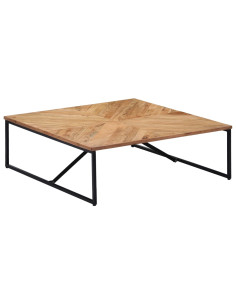 Tavolino da Caffè 110x110x36 cm Legno Massello di Acacia