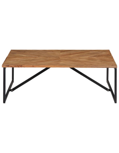 Tavolino da Caffè 110x110x36 cm Legno Massello di Acacia