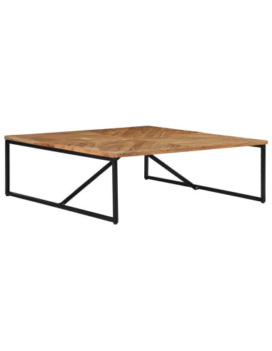 Tavolino da Caffè 110x110x36 cm Legno Massello di Acacia