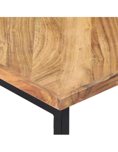 Tavolino da Caffè 110x110x36 cm Legno Massello di Acacia