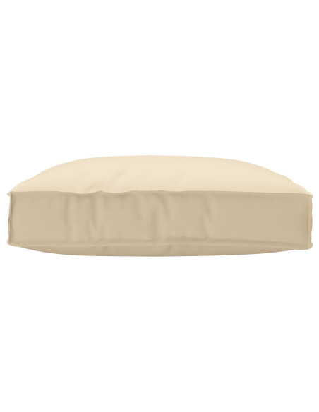 Cuscino per pallet  per seduta beige 80x80x12 cm in tessuto Oxford