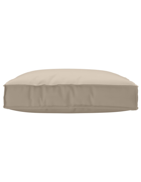 Cuscino per pallet  Tortora 80x80x12 cm Tessuto Oxford