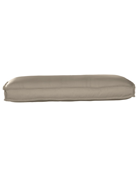 Cuscino per pallet  per seduta/schienale tortora 120x50x12 cm in tessuto oxford